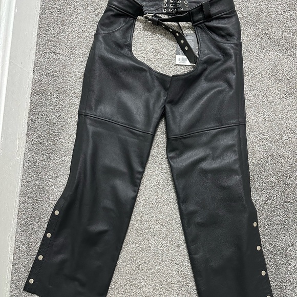 Leather riding chaps - Picture 6 of 7